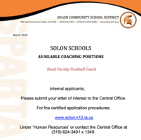 Head Football Opening