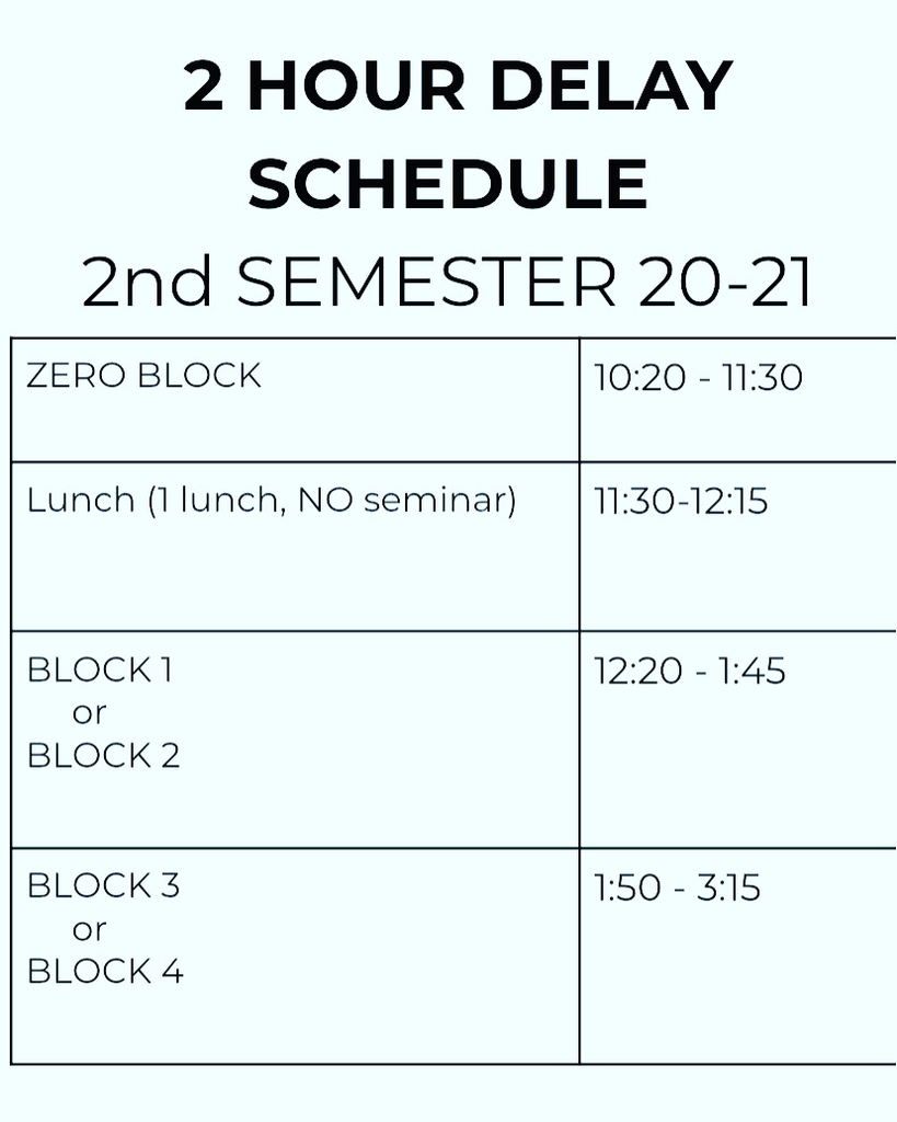 Schedule for Tuesday, 1.26