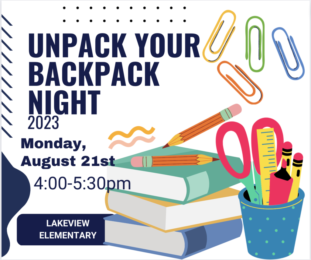 Unpack Your Backpack Night